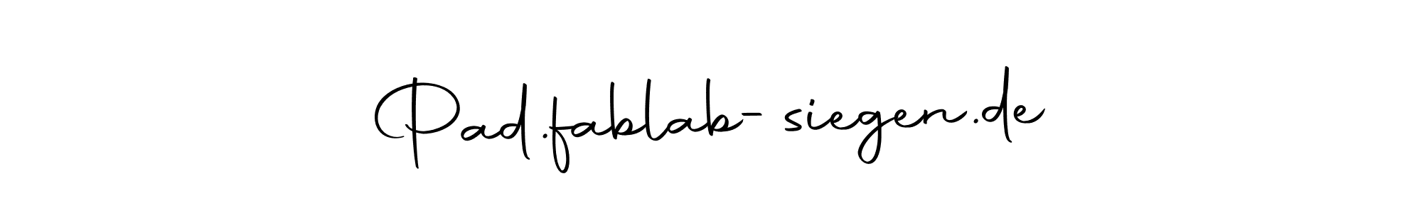 Use a signature maker to create a handwritten signature online. With this signature software, you can design (Autography-DOLnW) your own signature for name Pad.fablab-siegen.de. Pad.fablab-siegen.de signature style 10 images and pictures png