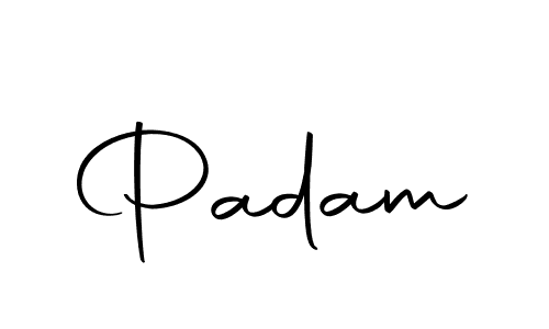 Make a beautiful signature design for name Padam. With this signature (Autography-DOLnW) style, you can create a handwritten signature for free. Padam signature style 10 images and pictures png