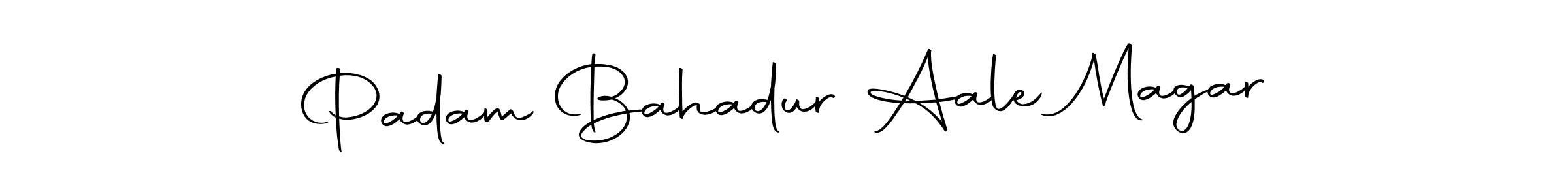 if you are searching for the best signature style for your name Padam Bahadur Aale Magar. so please give up your signature search. here we have designed multiple signature styles  using Autography-DOLnW. Padam Bahadur Aale Magar signature style 10 images and pictures png