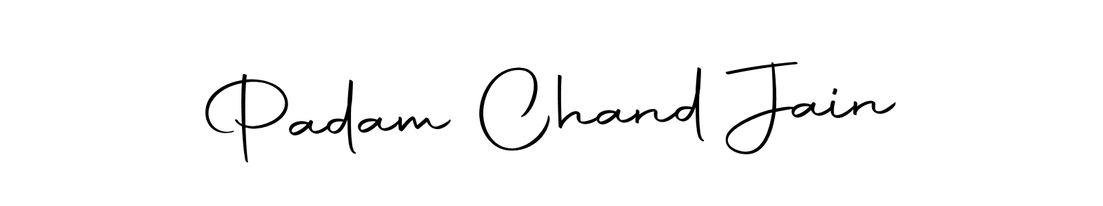 Autography-DOLnW is a professional signature style that is perfect for those who want to add a touch of class to their signature. It is also a great choice for those who want to make their signature more unique. Get Padam Chand Jain name to fancy signature for free. Padam Chand Jain signature style 10 images and pictures png