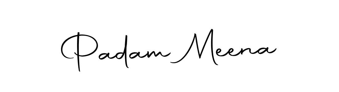 Make a beautiful signature design for name Padam Meena. Use this online signature maker to create a handwritten signature for free. Padam Meena signature style 10 images and pictures png