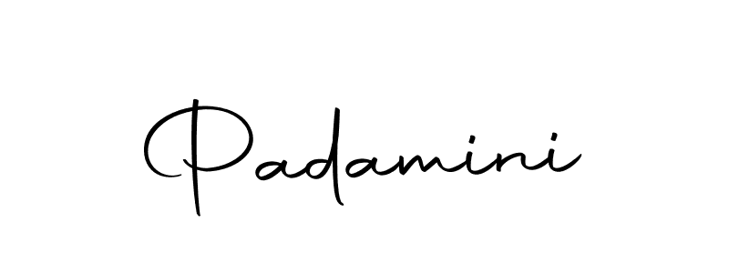 The best way (Autography-DOLnW) to make a short signature is to pick only two or three words in your name. The name Padamini include a total of six letters. For converting this name. Padamini signature style 10 images and pictures png
