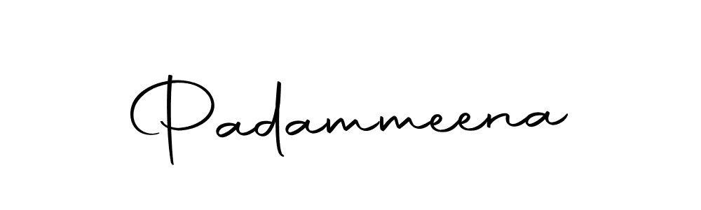 Create a beautiful signature design for name Padammeena. With this signature (Autography-DOLnW) fonts, you can make a handwritten signature for free. Padammeena signature style 10 images and pictures png
