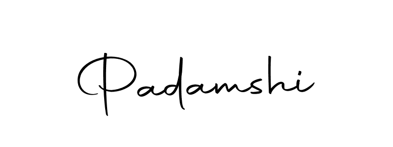 Make a beautiful signature design for name Padamshi. With this signature (Autography-DOLnW) style, you can create a handwritten signature for free. Padamshi signature style 10 images and pictures png