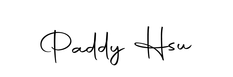 Design your own signature with our free online signature maker. With this signature software, you can create a handwritten (Autography-DOLnW) signature for name Paddy Hsu. Paddy Hsu signature style 10 images and pictures png