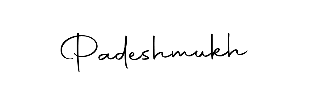 How to make Padeshmukh signature? Autography-DOLnW is a professional autograph style. Create handwritten signature for Padeshmukh name. Padeshmukh signature style 10 images and pictures png