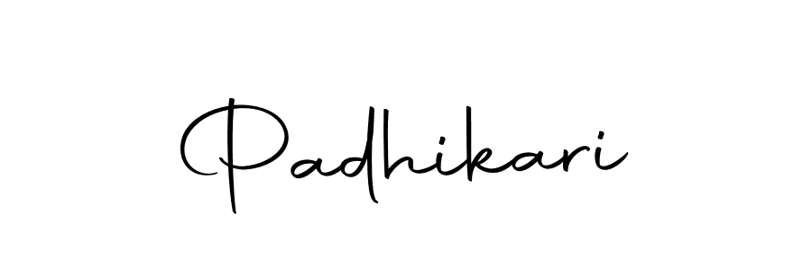 Use a signature maker to create a handwritten signature online. With this signature software, you can design (Autography-DOLnW) your own signature for name Padhikari. Padhikari signature style 10 images and pictures png