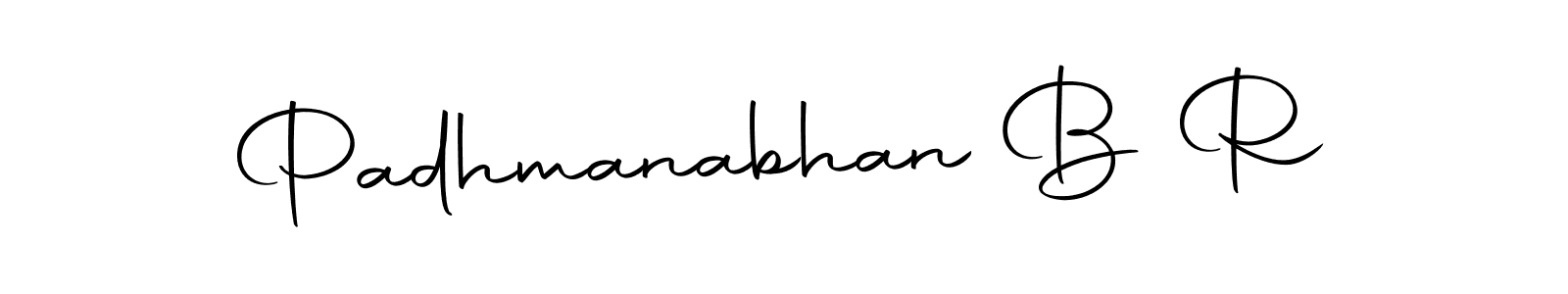 Make a short Padhmanabhan B R signature style. Manage your documents anywhere anytime using Autography-DOLnW. Create and add eSignatures, submit forms, share and send files easily. Padhmanabhan B R signature style 10 images and pictures png