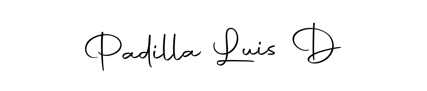 You should practise on your own different ways (Autography-DOLnW) to write your name (Padilla Luis D) in signature. don't let someone else do it for you. Padilla Luis D signature style 10 images and pictures png