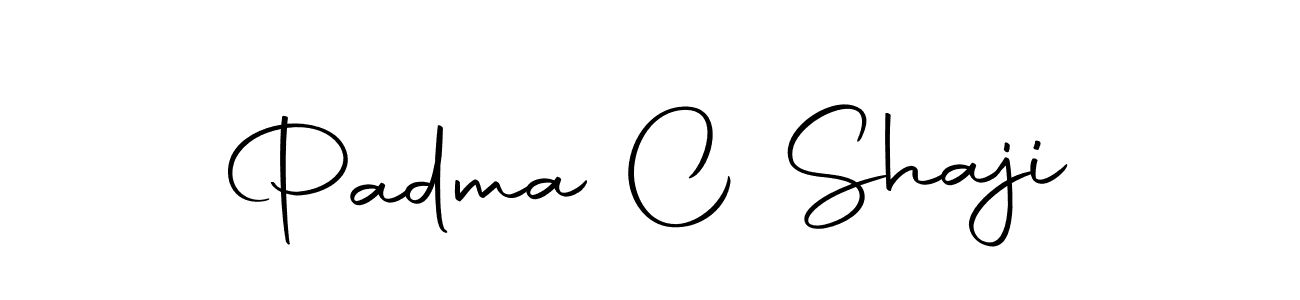 Design your own signature with our free online signature maker. With this signature software, you can create a handwritten (Autography-DOLnW) signature for name Padma C Shaji. Padma C Shaji signature style 10 images and pictures png