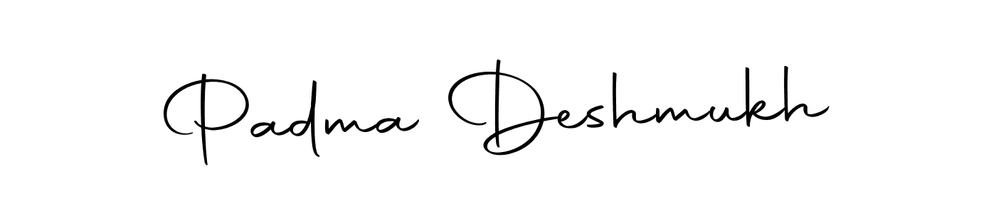 Make a beautiful signature design for name Padma Deshmukh. Use this online signature maker to create a handwritten signature for free. Padma Deshmukh signature style 10 images and pictures png