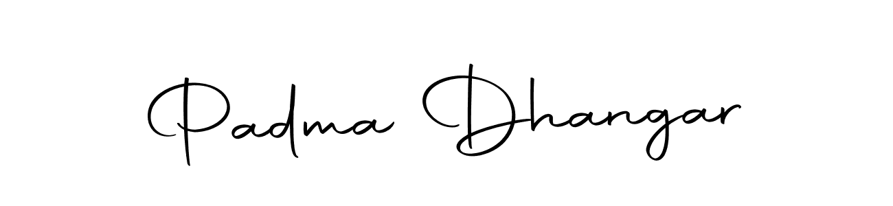 How to make Padma Dhangar signature? Autography-DOLnW is a professional autograph style. Create handwritten signature for Padma Dhangar name. Padma Dhangar signature style 10 images and pictures png