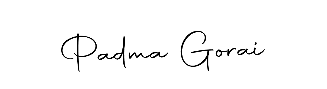 Use a signature maker to create a handwritten signature online. With this signature software, you can design (Autography-DOLnW) your own signature for name Padma Gorai. Padma Gorai signature style 10 images and pictures png