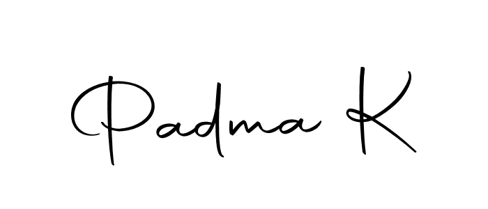 The best way (Autography-DOLnW) to make a short signature is to pick only two or three words in your name. The name Padma K include a total of six letters. For converting this name. Padma K signature style 10 images and pictures png