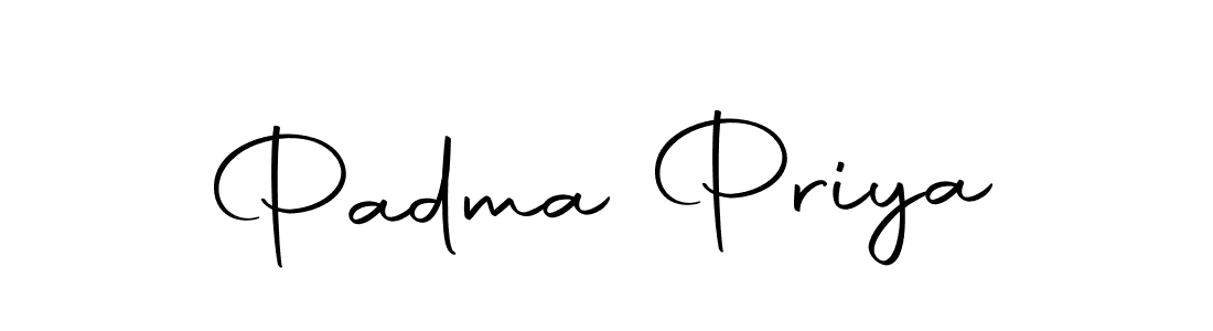 Design your own signature with our free online signature maker. With this signature software, you can create a handwritten (Autography-DOLnW) signature for name Padma Priya. Padma Priya signature style 10 images and pictures png