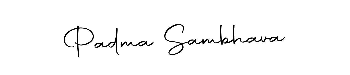 It looks lik you need a new signature style for name Padma Sambhava. Design unique handwritten (Autography-DOLnW) signature with our free signature maker in just a few clicks. Padma Sambhava signature style 10 images and pictures png