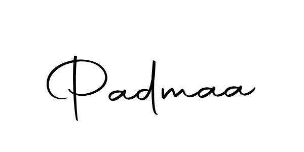 Design your own signature with our free online signature maker. With this signature software, you can create a handwritten (Autography-DOLnW) signature for name Padmaa. Padmaa signature style 10 images and pictures png
