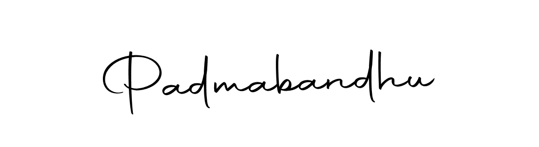 How to make Padmabandhu name signature. Use Autography-DOLnW style for creating short signs online. This is the latest handwritten sign. Padmabandhu signature style 10 images and pictures png