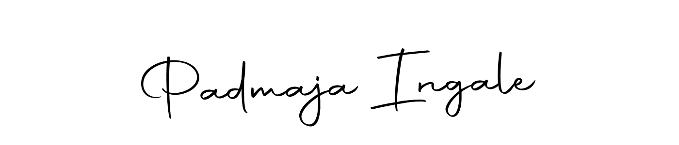 Create a beautiful signature design for name Padmaja Ingale. With this signature (Autography-DOLnW) fonts, you can make a handwritten signature for free. Padmaja Ingale signature style 10 images and pictures png