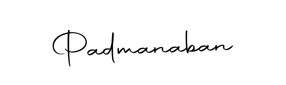 Design your own signature with our free online signature maker. With this signature software, you can create a handwritten (Autography-DOLnW) signature for name Padmanaban. Padmanaban signature style 10 images and pictures png