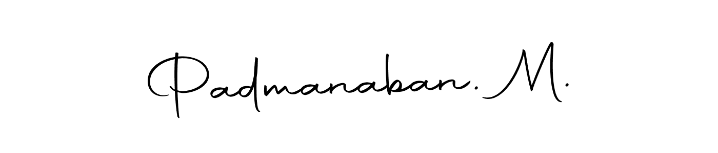 Padmanaban. M. stylish signature style. Best Handwritten Sign (Autography-DOLnW) for my name. Handwritten Signature Collection Ideas for my name Padmanaban. M.. Padmanaban. M. signature style 10 images and pictures png