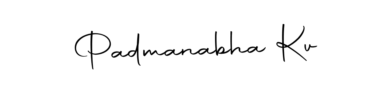 Design your own signature with our free online signature maker. With this signature software, you can create a handwritten (Autography-DOLnW) signature for name Padmanabha Kv. Padmanabha Kv signature style 10 images and pictures png