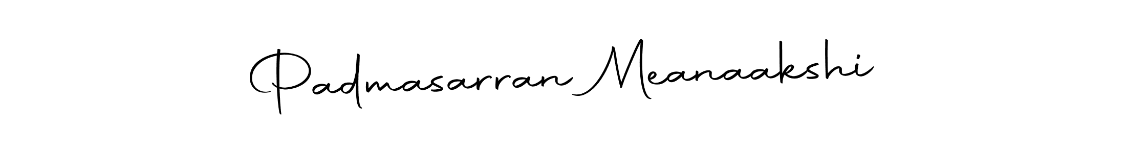 Also we have Padmasarran Meanaakshi name is the best signature style. Create professional handwritten signature collection using Autography-DOLnW autograph style. Padmasarran Meanaakshi signature style 10 images and pictures png