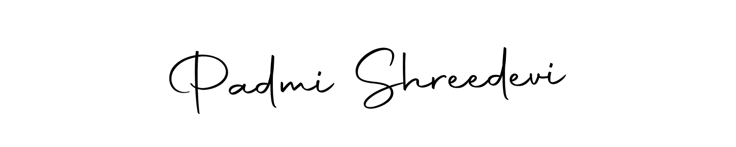 if you are searching for the best signature style for your name Padmi Shreedevi. so please give up your signature search. here we have designed multiple signature styles  using Autography-DOLnW. Padmi Shreedevi signature style 10 images and pictures png