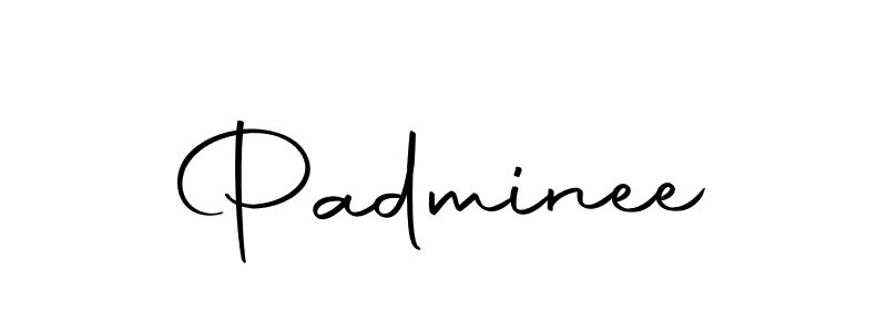 Create a beautiful signature design for name Padminee. With this signature (Autography-DOLnW) fonts, you can make a handwritten signature for free. Padminee signature style 10 images and pictures png
