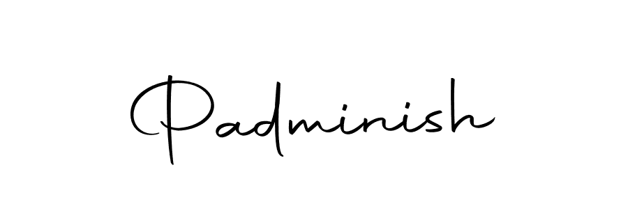 Make a beautiful signature design for name Padminish. With this signature (Autography-DOLnW) style, you can create a handwritten signature for free. Padminish signature style 10 images and pictures png