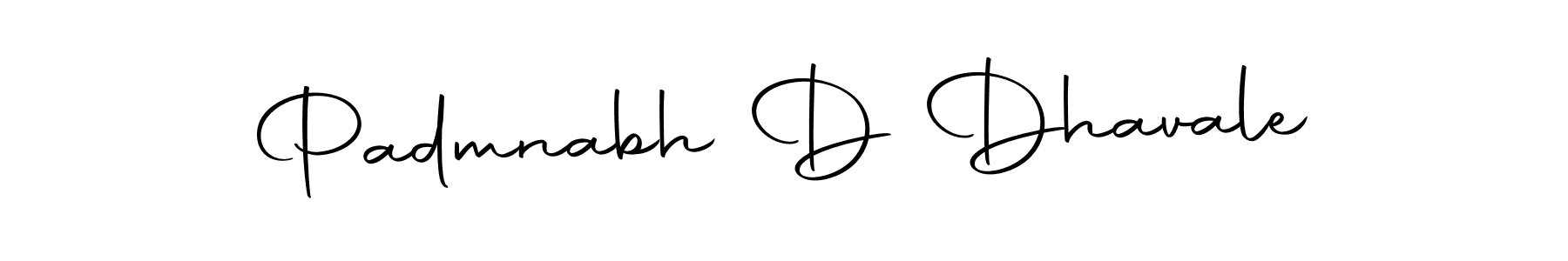 Make a beautiful signature design for name Padmnabh D Dhavale. With this signature (Autography-DOLnW) style, you can create a handwritten signature for free. Padmnabh D Dhavale signature style 10 images and pictures png