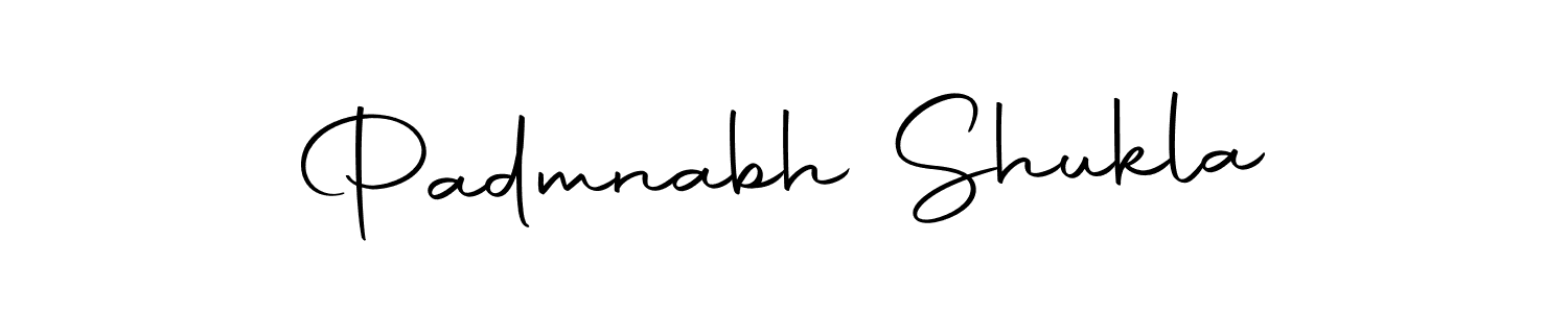 Create a beautiful signature design for name Padmnabh Shukla. With this signature (Autography-DOLnW) fonts, you can make a handwritten signature for free. Padmnabh Shukla signature style 10 images and pictures png
