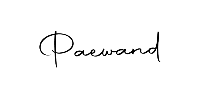 Design your own signature with our free online signature maker. With this signature software, you can create a handwritten (Autography-DOLnW) signature for name Paewand. Paewand signature style 10 images and pictures png