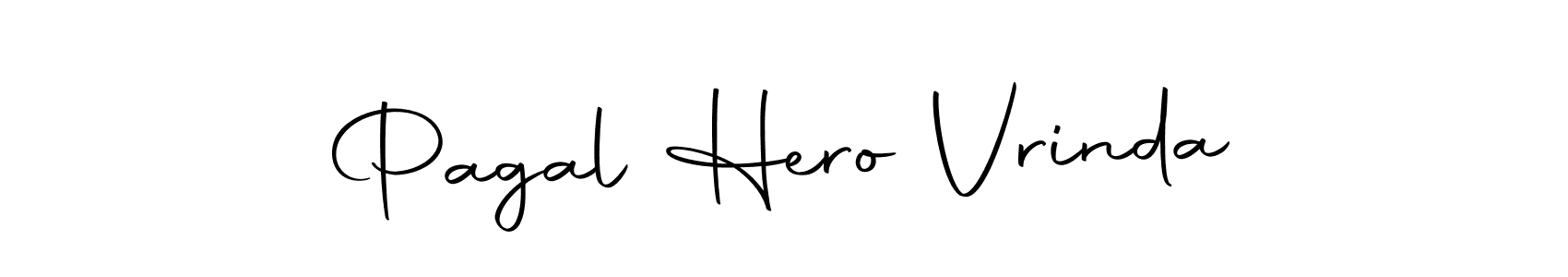 Create a beautiful signature design for name Pagal Hero Vrinda. With this signature (Autography-DOLnW) fonts, you can make a handwritten signature for free. Pagal Hero Vrinda signature style 10 images and pictures png