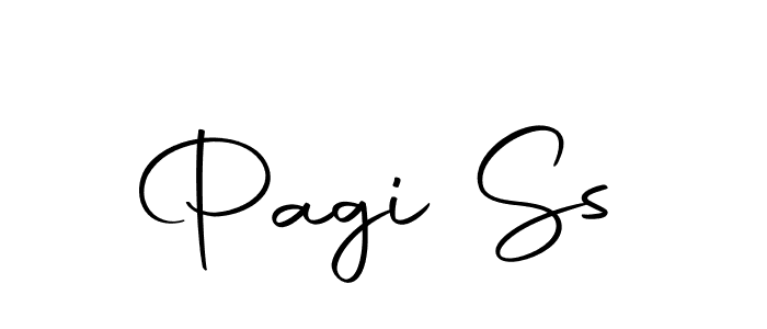 You should practise on your own different ways (Autography-DOLnW) to write your name (Pagi Ss) in signature. don't let someone else do it for you. Pagi Ss signature style 10 images and pictures png
