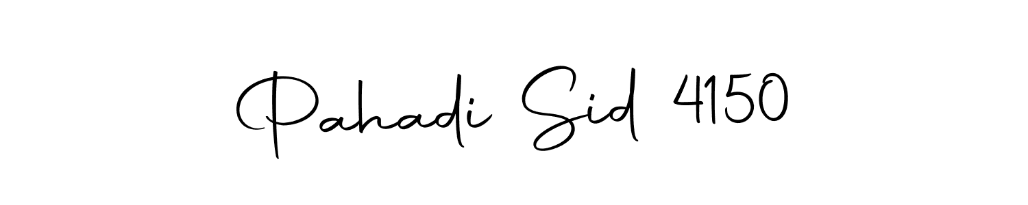 Pahadi Sid 4150 stylish signature style. Best Handwritten Sign (Autography-DOLnW) for my name. Handwritten Signature Collection Ideas for my name Pahadi Sid 4150. Pahadi Sid 4150 signature style 10 images and pictures png