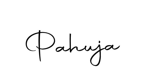 Create a beautiful signature design for name Pahuja. With this signature (Autography-DOLnW) fonts, you can make a handwritten signature for free. Pahuja signature style 10 images and pictures png