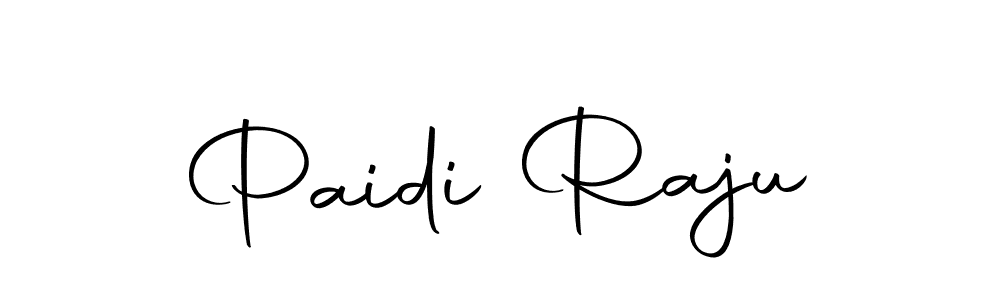 Paidi Raju stylish signature style. Best Handwritten Sign (Autography-DOLnW) for my name. Handwritten Signature Collection Ideas for my name Paidi Raju. Paidi Raju signature style 10 images and pictures png