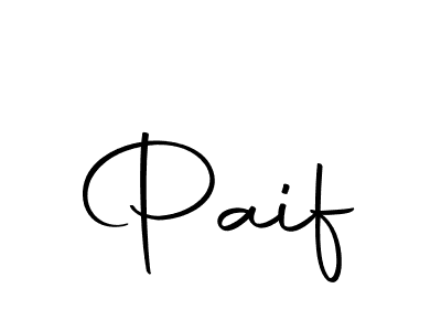 How to make Paif name signature. Use Autography-DOLnW style for creating short signs online. This is the latest handwritten sign. Paif signature style 10 images and pictures png