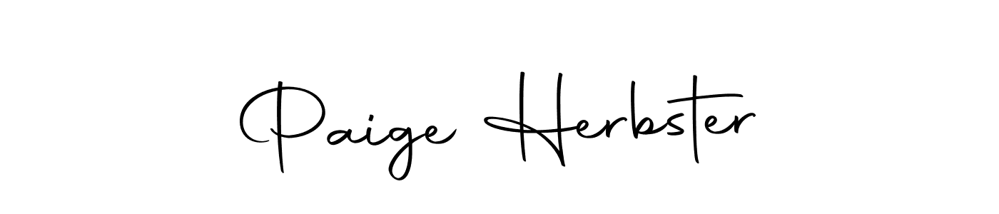 The best way (Autography-DOLnW) to make a short signature is to pick only two or three words in your name. The name Paige Herbster include a total of six letters. For converting this name. Paige Herbster signature style 10 images and pictures png