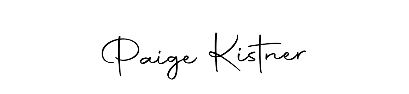 Create a beautiful signature design for name Paige Kistner. With this signature (Autography-DOLnW) fonts, you can make a handwritten signature for free. Paige Kistner signature style 10 images and pictures png