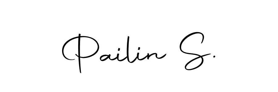 Also You can easily find your signature by using the search form. We will create Pailin S. name handwritten signature images for you free of cost using Autography-DOLnW sign style. Pailin S. signature style 10 images and pictures png