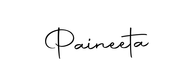 Design your own signature with our free online signature maker. With this signature software, you can create a handwritten (Autography-DOLnW) signature for name Paineeta. Paineeta signature style 10 images and pictures png