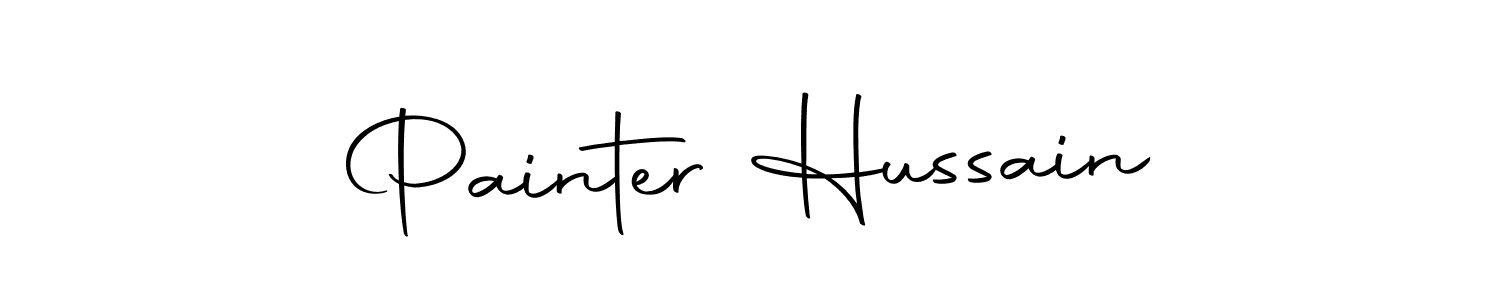 Make a beautiful signature design for name Painter Hussain. With this signature (Autography-DOLnW) style, you can create a handwritten signature for free. Painter Hussain signature style 10 images and pictures png