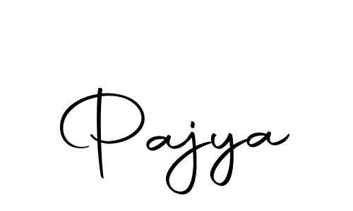 Create a beautiful signature design for name Pajya. With this signature (Autography-DOLnW) fonts, you can make a handwritten signature for free. Pajya signature style 10 images and pictures png