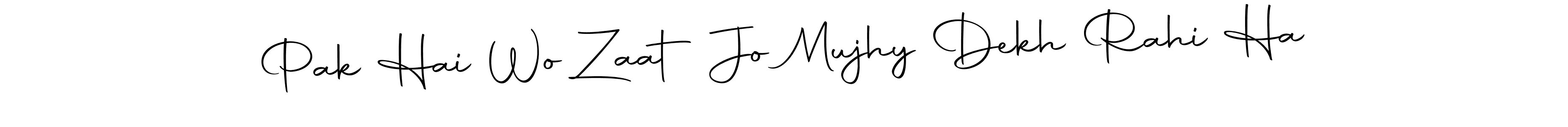 Design your own signature with our free online signature maker. With this signature software, you can create a handwritten (Autography-DOLnW) signature for name Pak Hai Wo Zaat Jo Mujhy Dekh Rahi Ha. Pak Hai Wo Zaat Jo Mujhy Dekh Rahi Ha signature style 10 images and pictures png