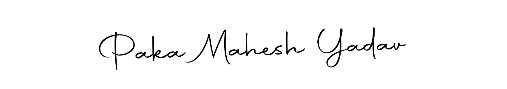 Also we have Paka Mahesh Yadav name is the best signature style. Create professional handwritten signature collection using Autography-DOLnW autograph style. Paka Mahesh Yadav signature style 10 images and pictures png