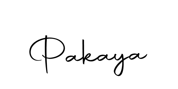 Create a beautiful signature design for name Pakaya. With this signature (Autography-DOLnW) fonts, you can make a handwritten signature for free. Pakaya signature style 10 images and pictures png