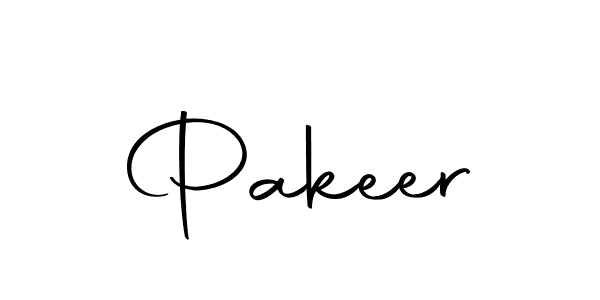 Make a beautiful signature design for name Pakeer. With this signature (Autography-DOLnW) style, you can create a handwritten signature for free. Pakeer signature style 10 images and pictures png