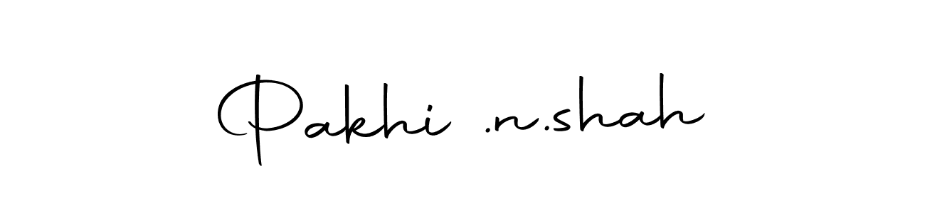 You should practise on your own different ways (Autography-DOLnW) to write your name (Pakhi .n.shah) in signature. don't let someone else do it for you. Pakhi .n.shah signature style 10 images and pictures png